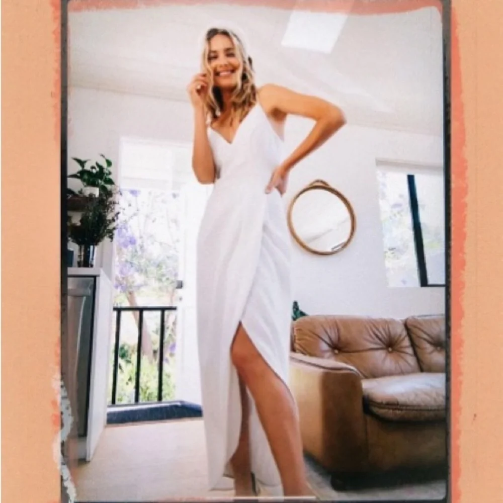 Anthropologie BHLDN Caron Ivory Bridal Midi Dress Size 6 Wedding NWT - Picture 2 of 12
